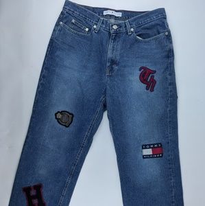 *SOLD!* Tommy Hilfiger Baggy Logo Patches Jeans